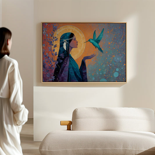 Sacred Dance Of Hummingbird Light