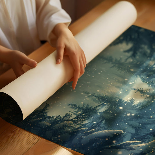 Sacred Night Among Tall Pines