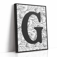 Botanical Letter G Monogram