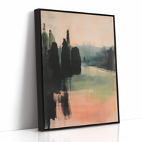 Cypress Trees Hold Evening's Secrets