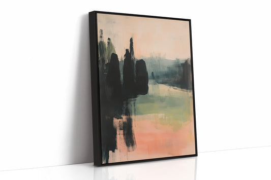 Cypress Trees Hold Evening's Secrets