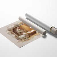 Sacred Light Illuminates Winter's Night