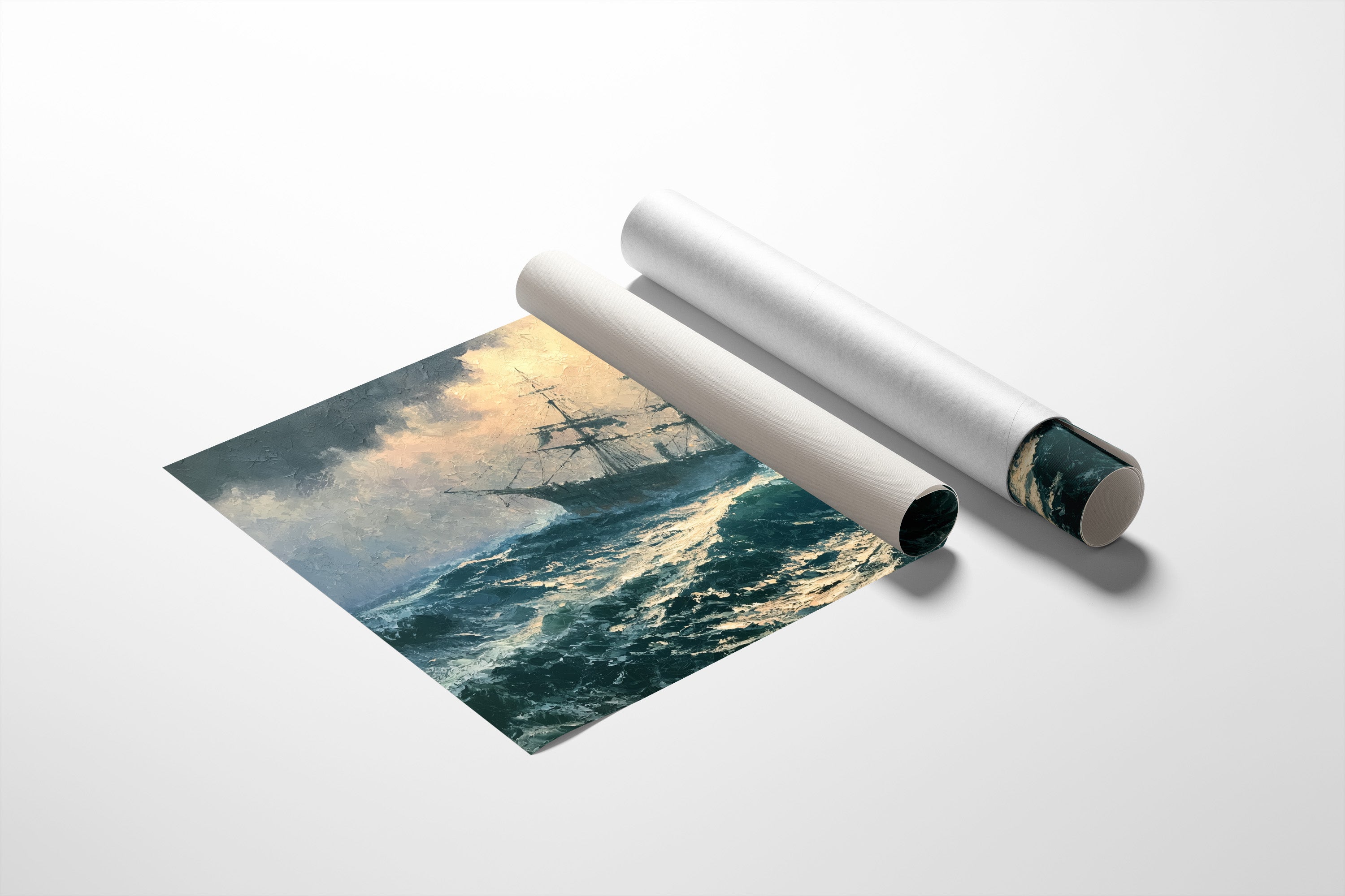 Tall Ship Against the Tempest