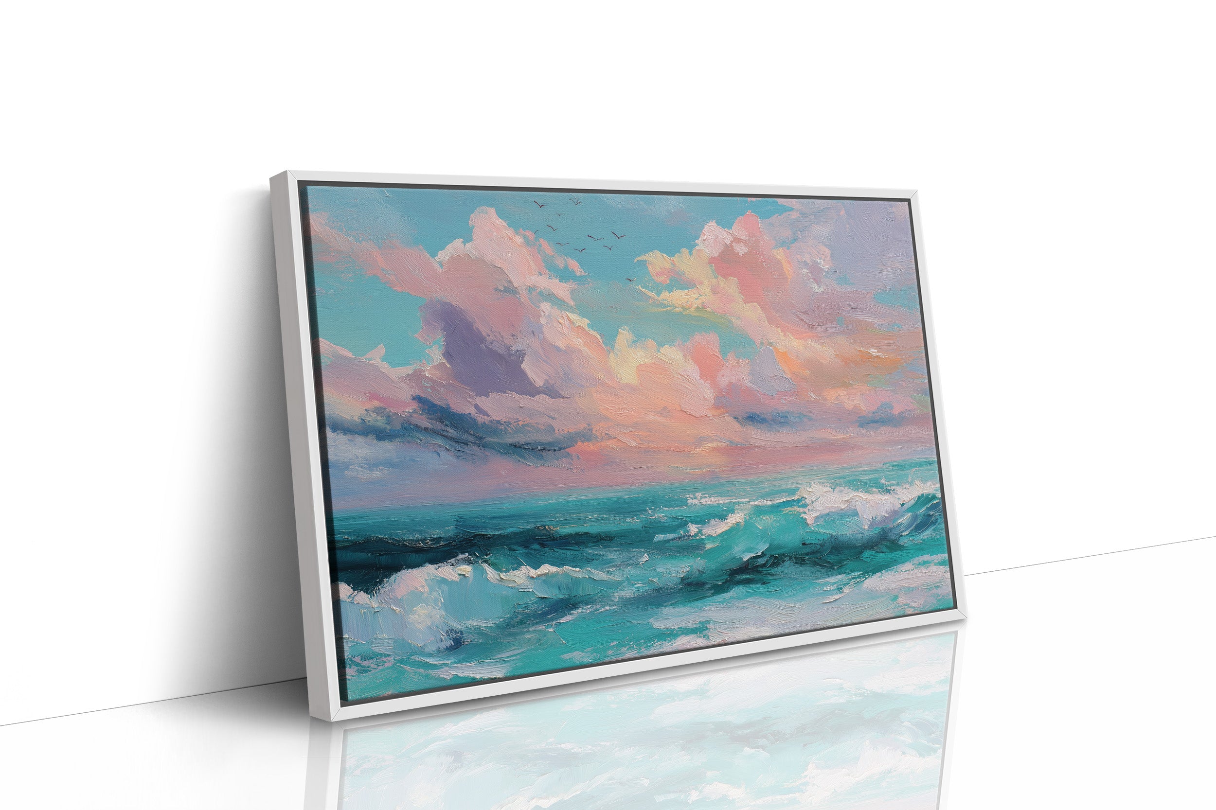 The Ocean Exhales at Dusk