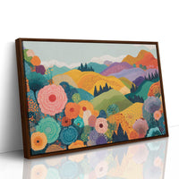 Rolling Hills Dance With Wild Blooms