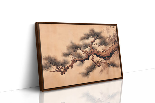 Ancient Pine Bends With Morning Light