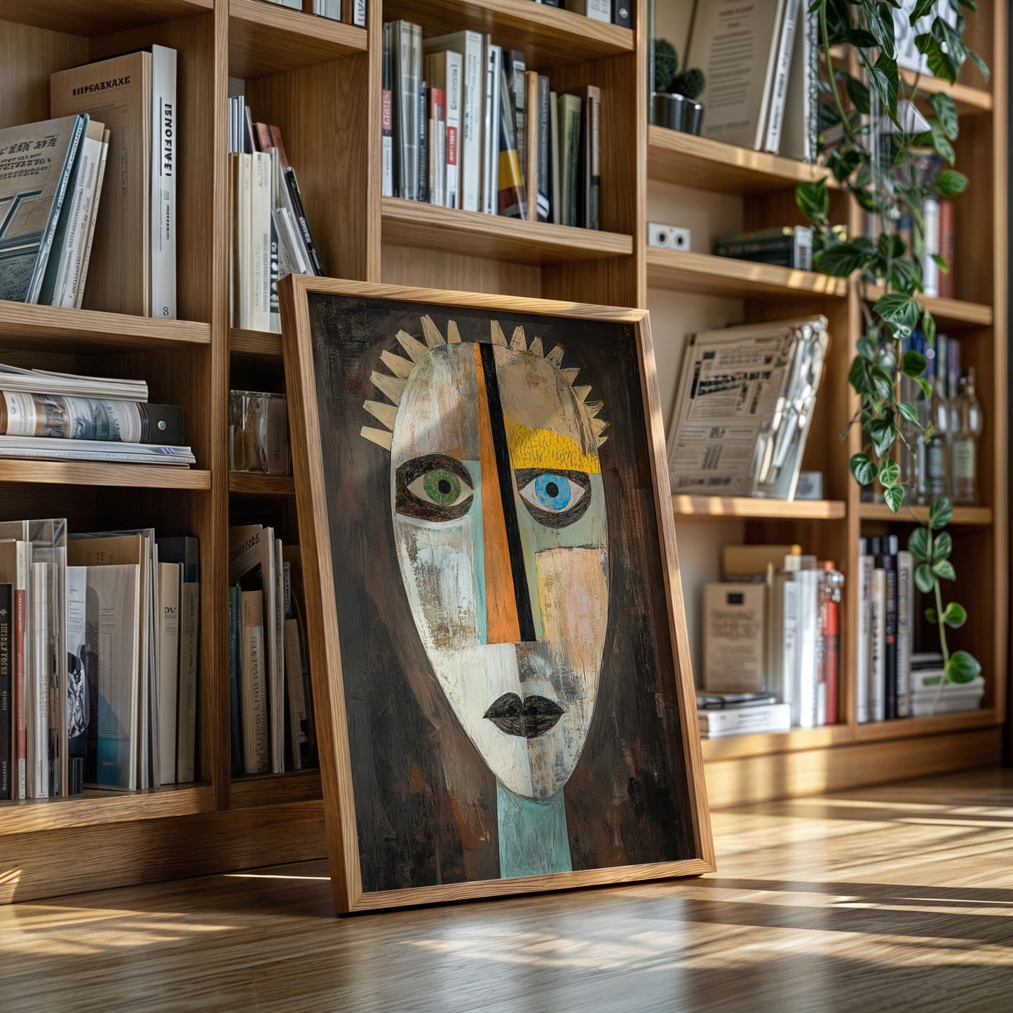 Divided Face Speaks Ancient Stories