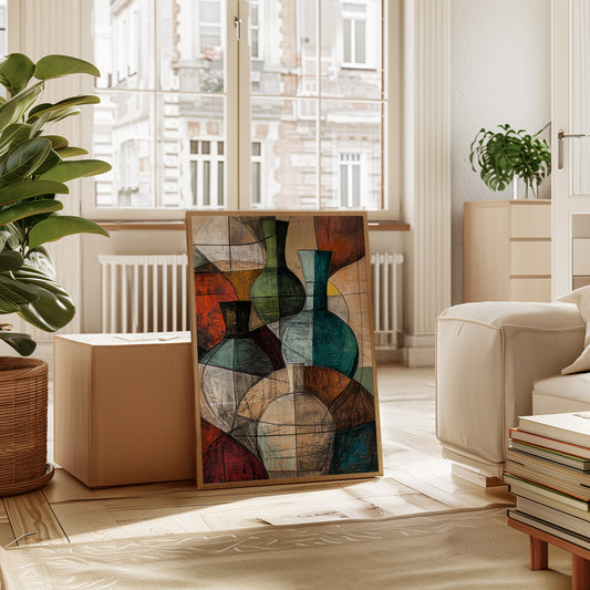 Vessels Dance In Cubist Light