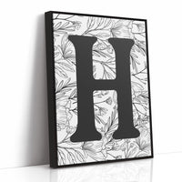Botanical Letter H Monogram