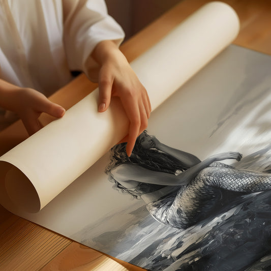 Monochrome Myths At Ocean's Edge