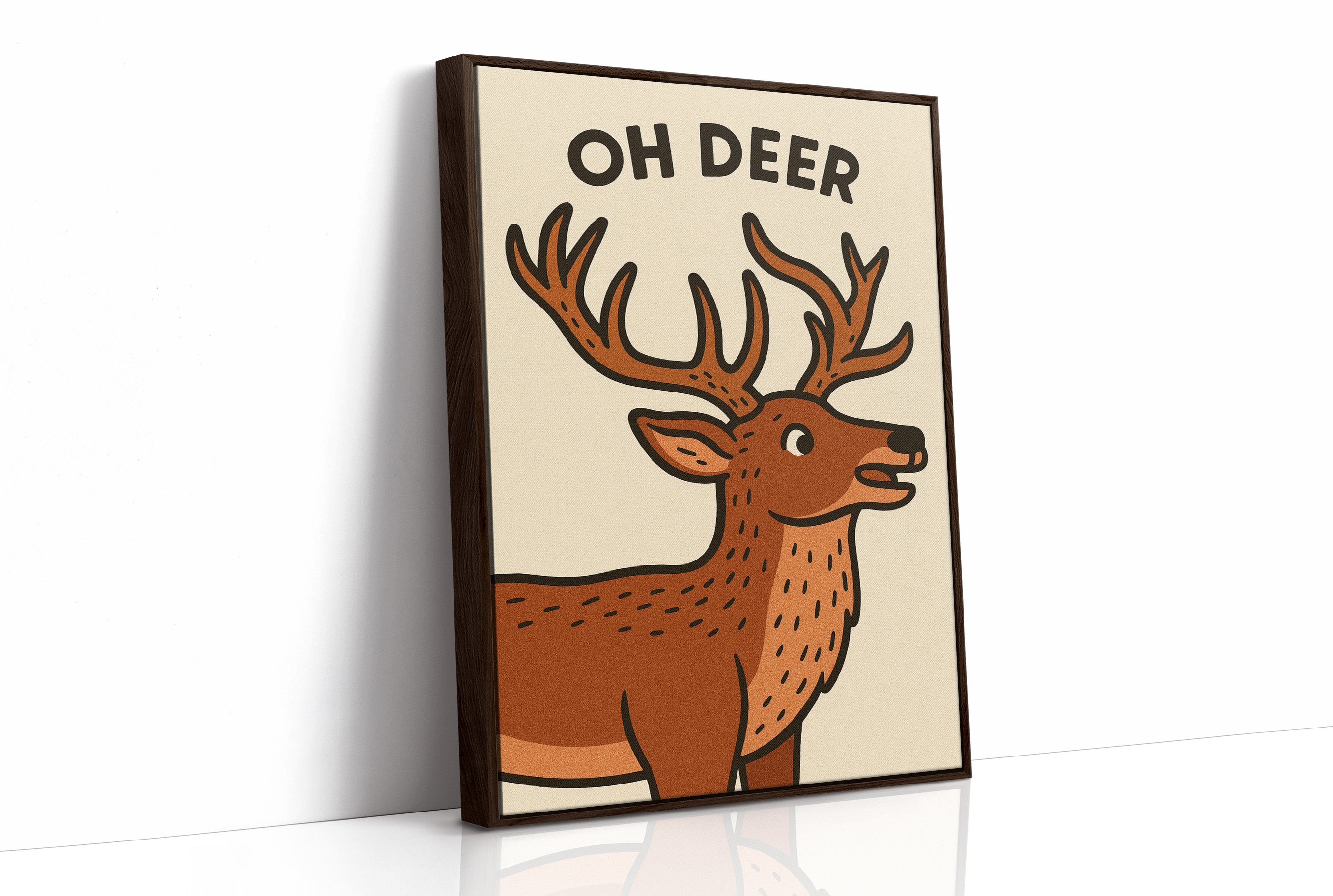 Playful Reindeer Brings Holiday Cheer