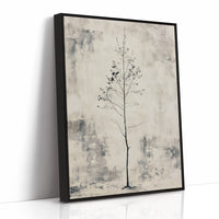 Solitary Sapling: A Minimalist Study in Stillness