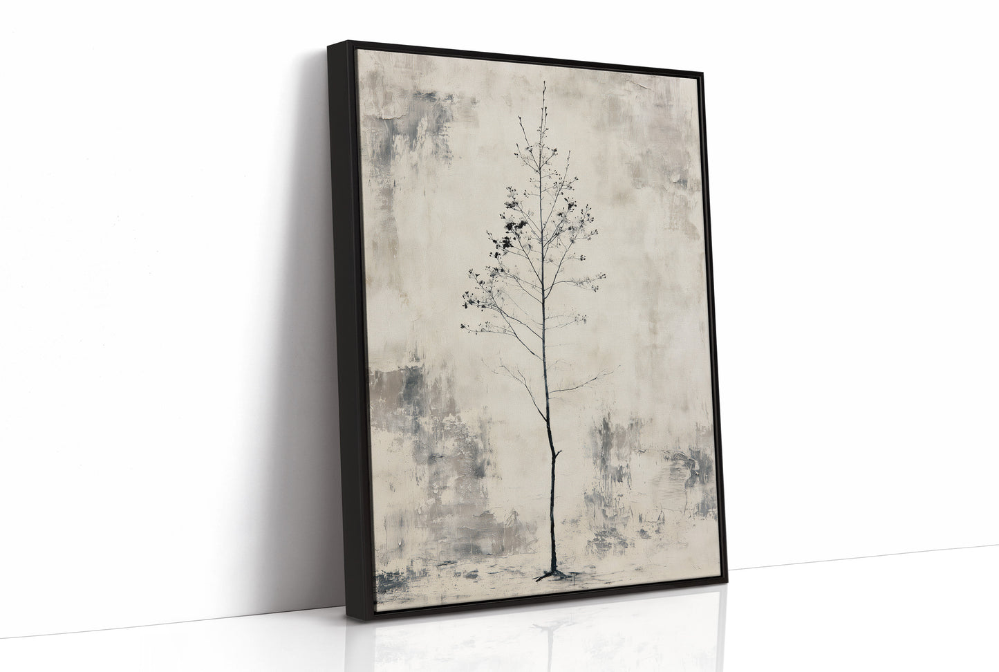 Solitary Sapling: A Minimalist Study in Stillness