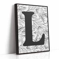 Botanical Letter L Monogram