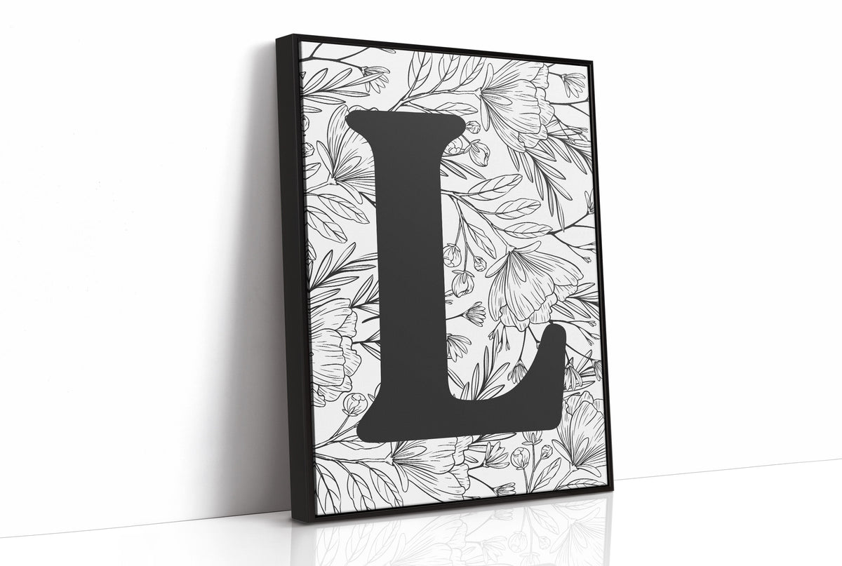 Botanical Letter L Monogram