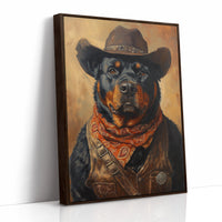 Rottweiler Ranger in the Wild West