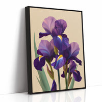 Three Irises Before Dusk