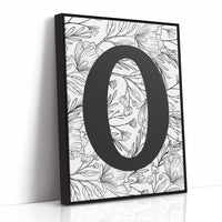 Botanical Letter O Monogram