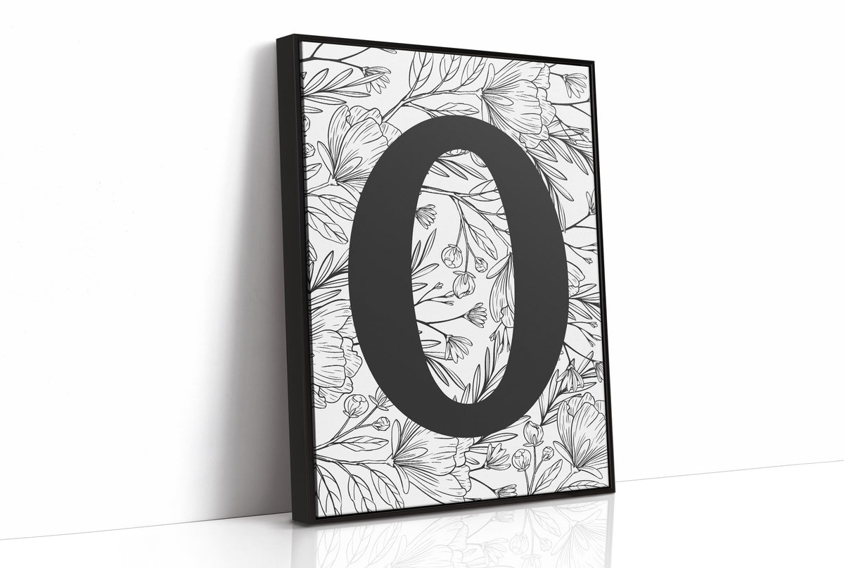 Botanical Letter O Monogram