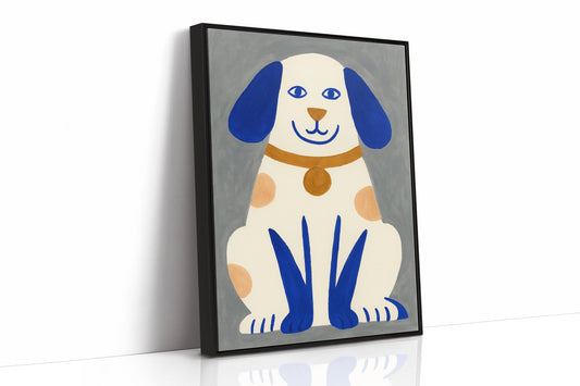 Blue Paws Paint A Happy Tale