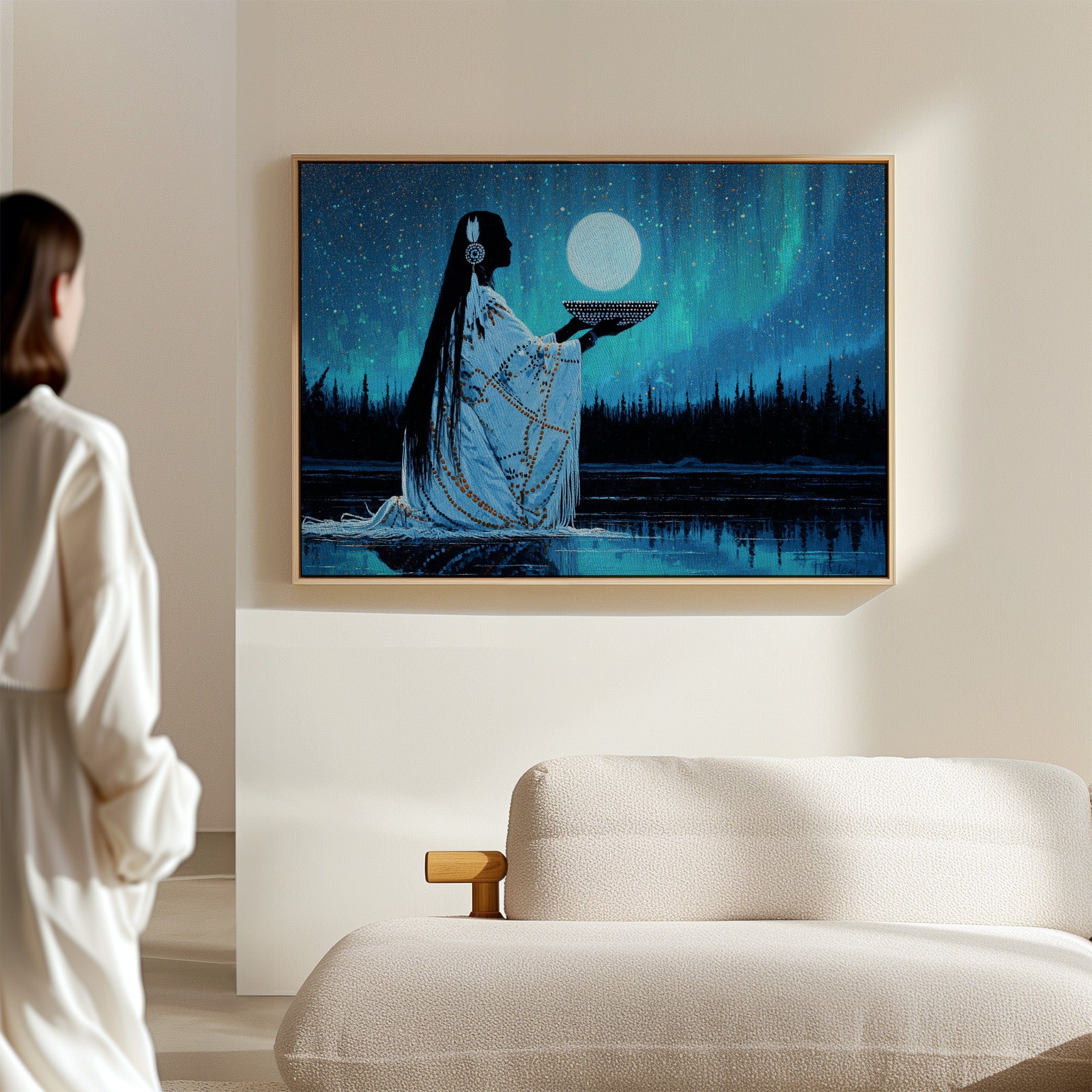 Sacred Waters Hold The Moon