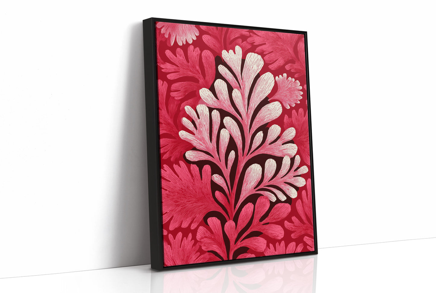 Crimson Fronds at Full Bloom
