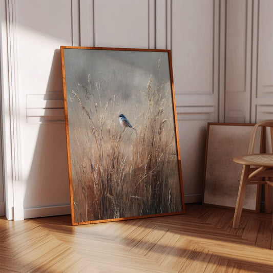A Moment Among Golden Grasses