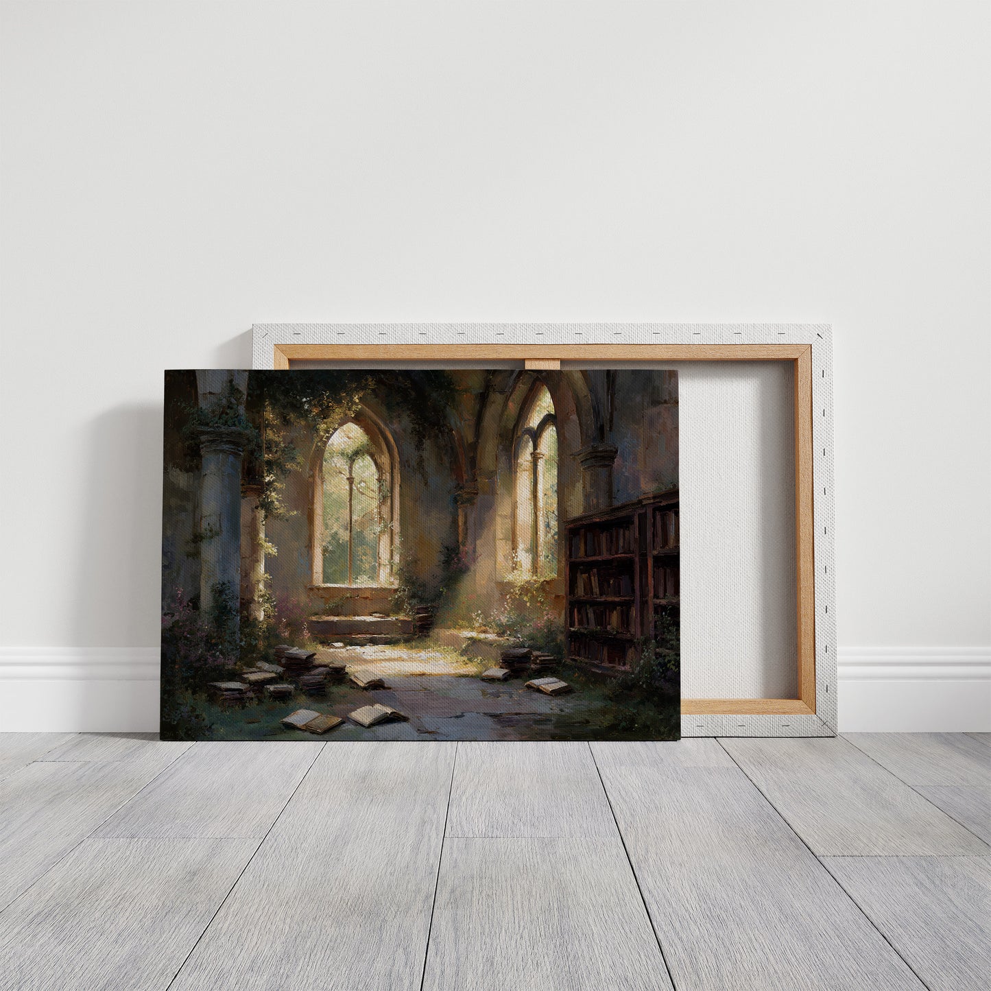 Ancient Pages Bathe In Light