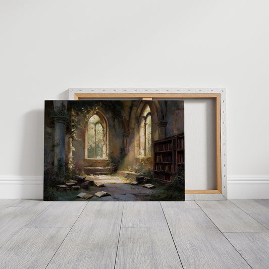 Ancient Pages Bathe In Light