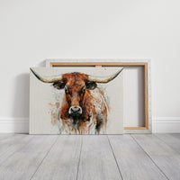 Longhorn in Ink and Rust