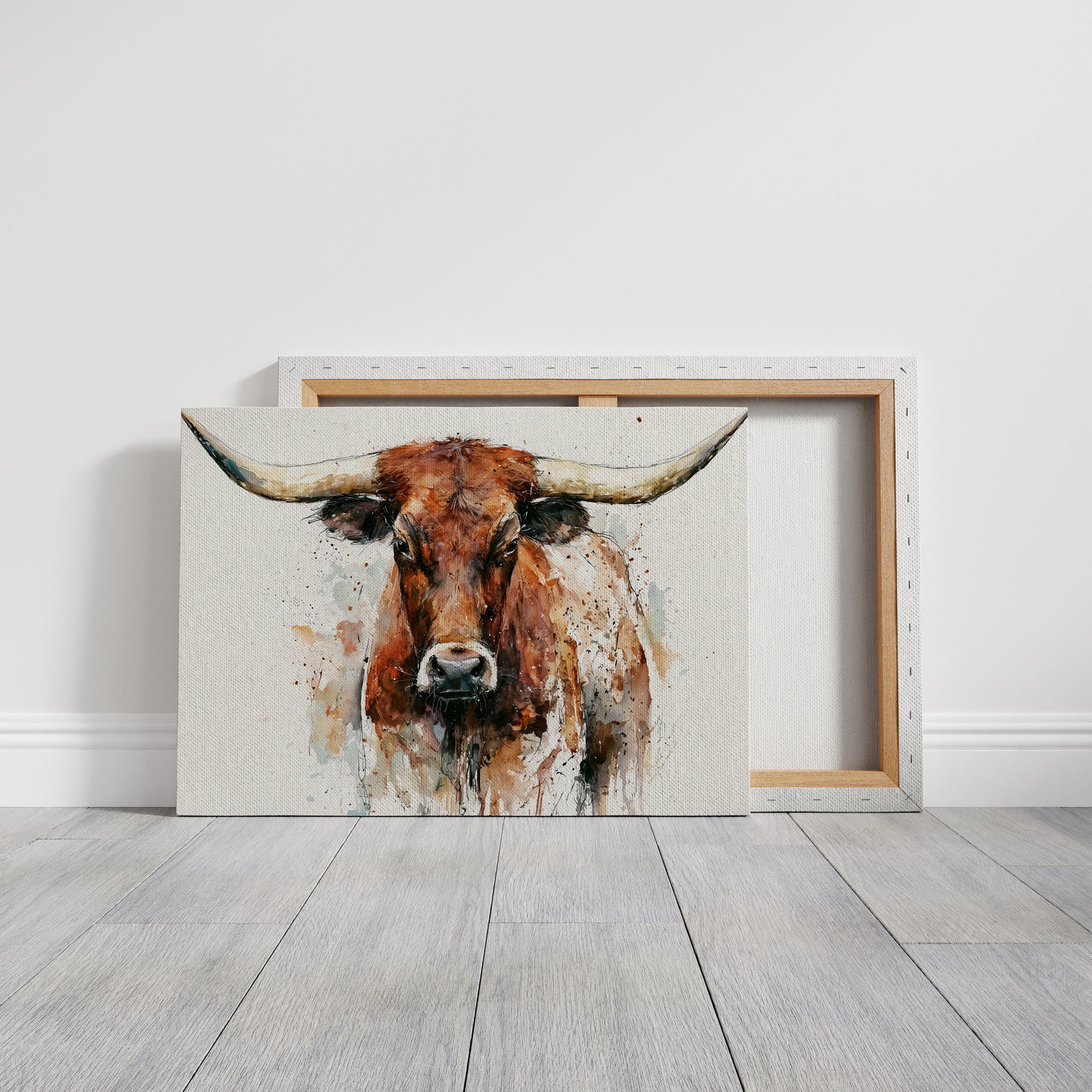 Longhorn in Ink and Rust
