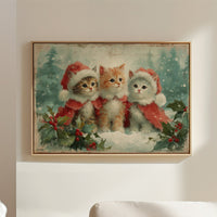 Holiday Kittens Share Winter Magic