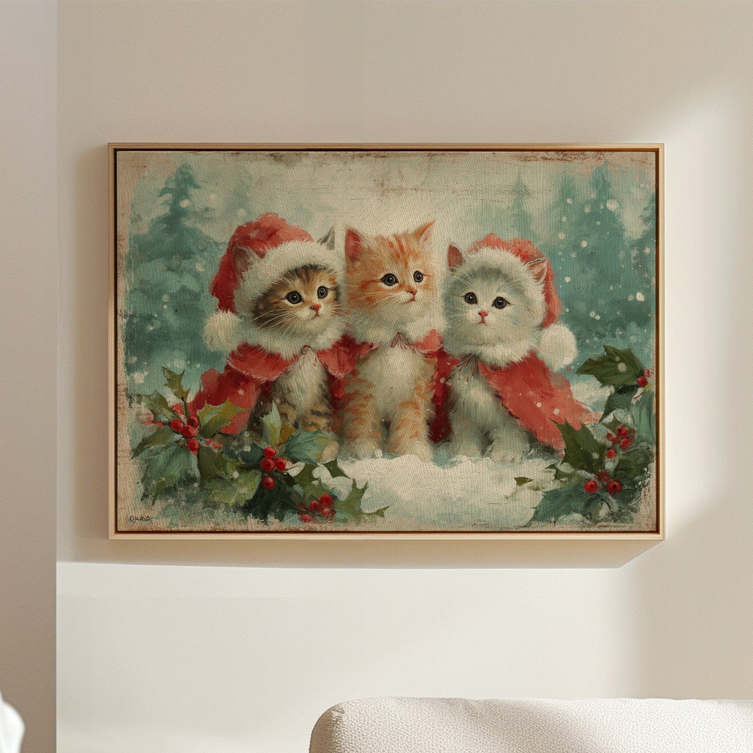 Holiday Kittens Share Winter Magic