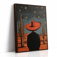 Saguaros Count Stars After Sunset