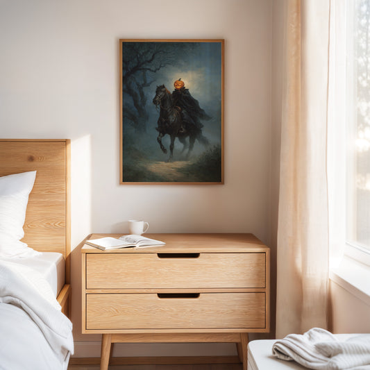 Headless Horseman Gothic Canvas Print - Enigmatic Wall Art - Gallery Canvas image 8