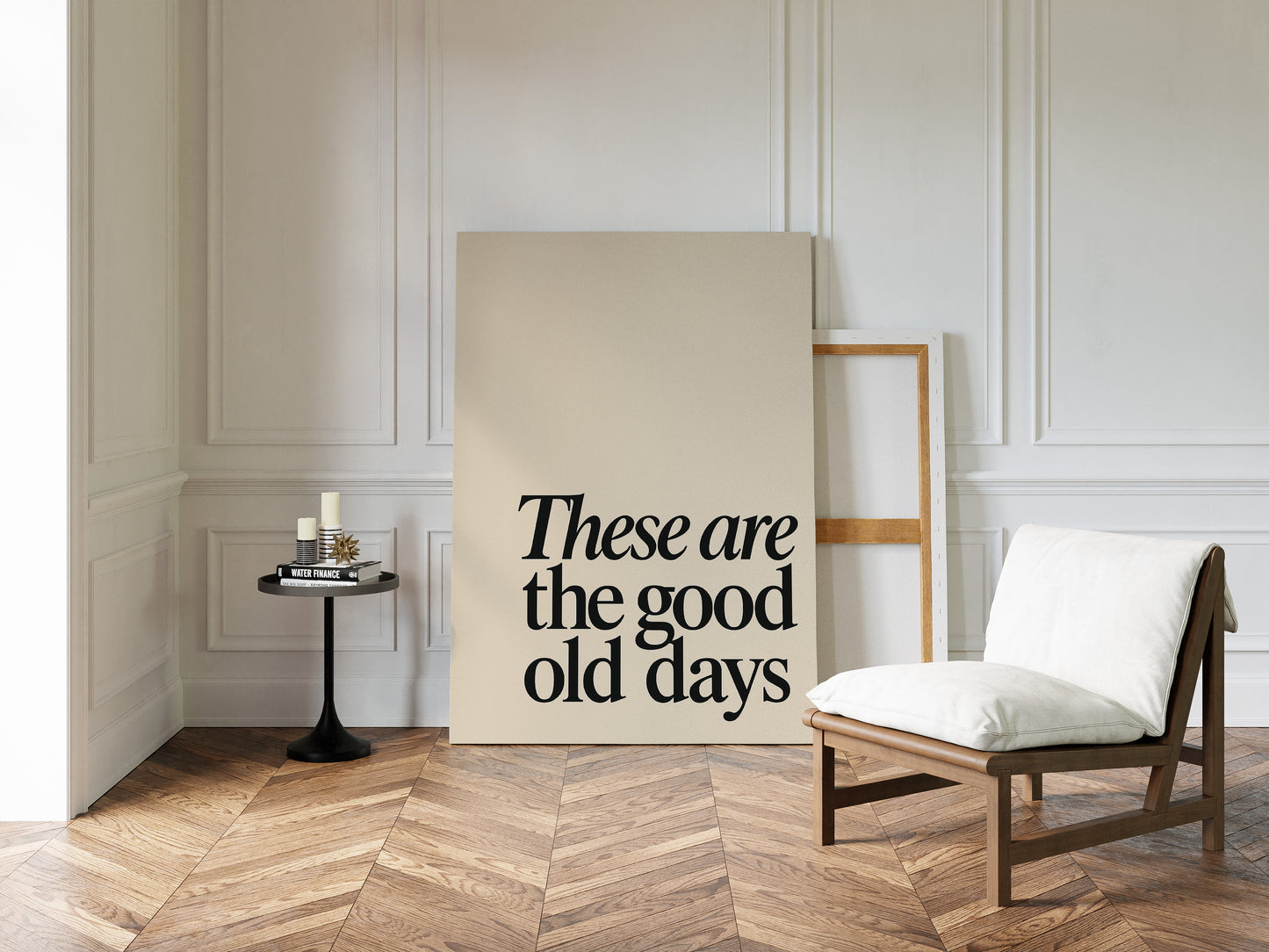 These Are the Good Old Days – A Reminder in Serif