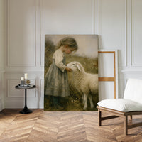Little Shepherdess and Her Lamb