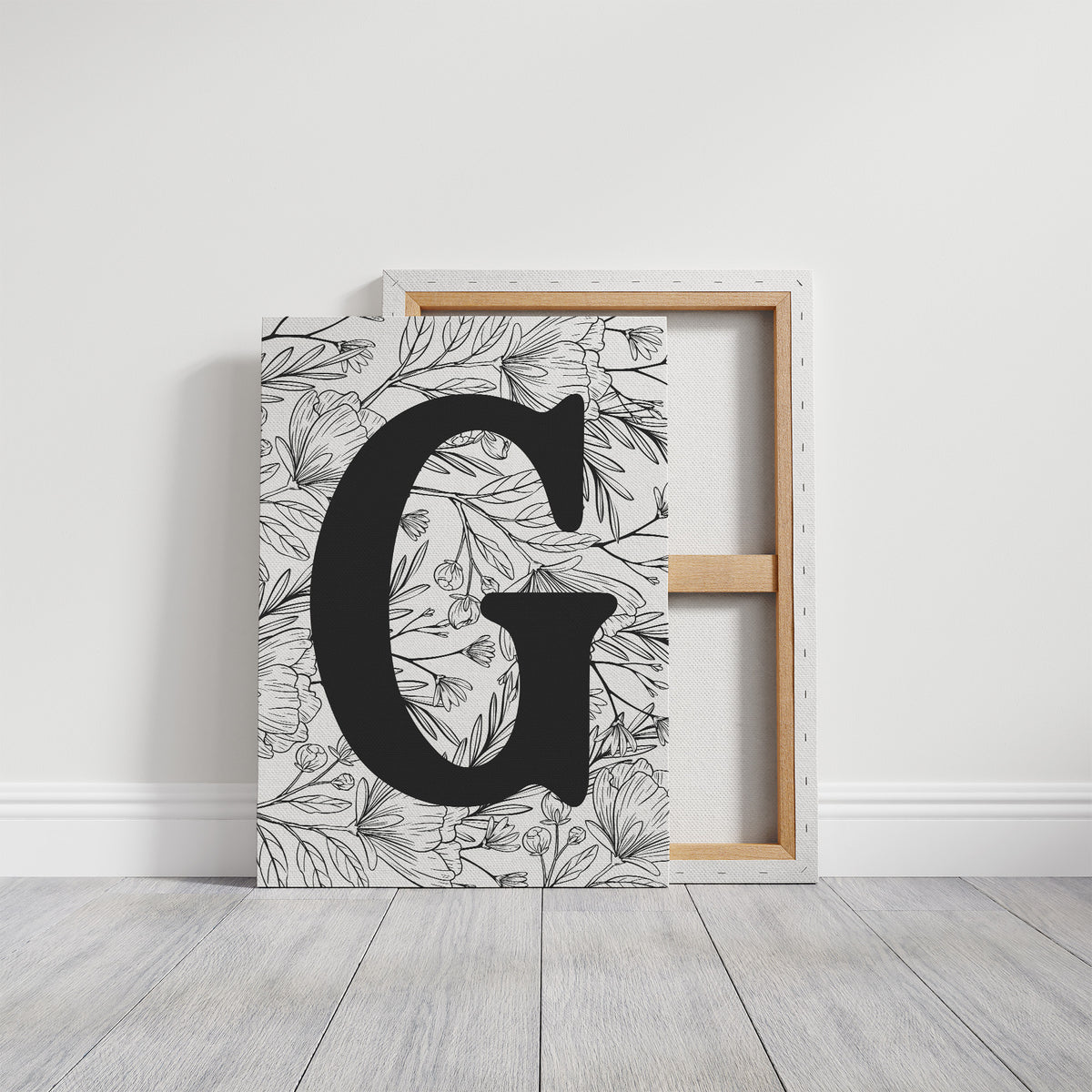 Botanical Letter G Monogram