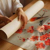 Plum Blossoms Welcome Spring's Song