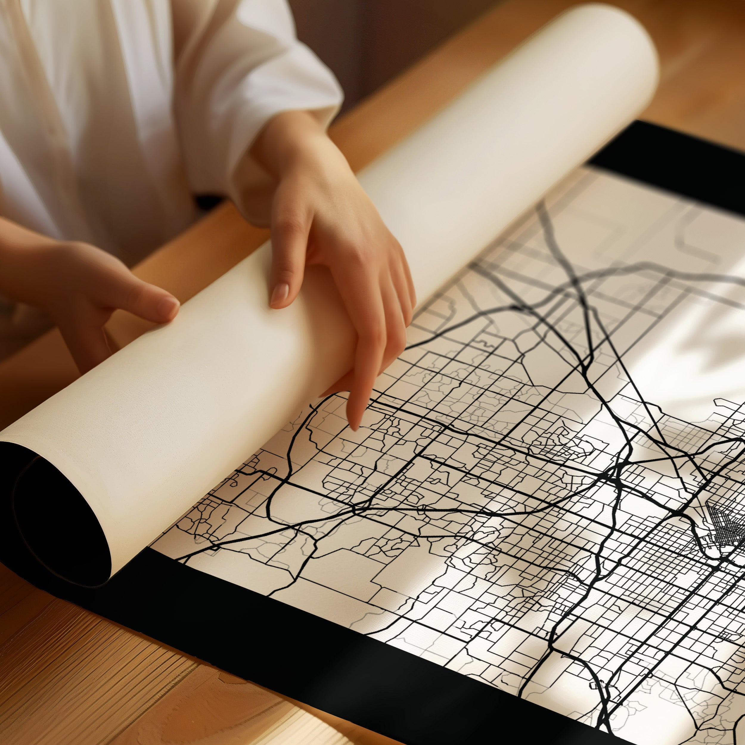Denver, Mapped in Black