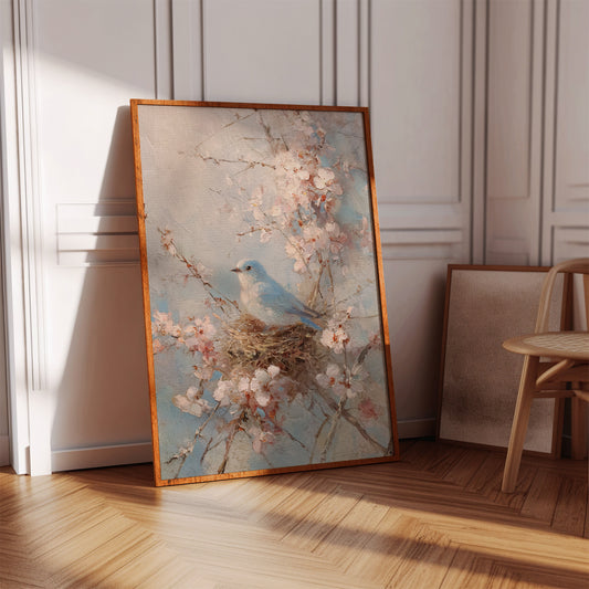 Nestled Among Blossoms