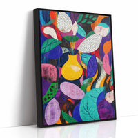 Yellow Vase Dances With Color