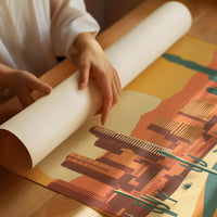 Sunset Cruising Through Desert Horizons