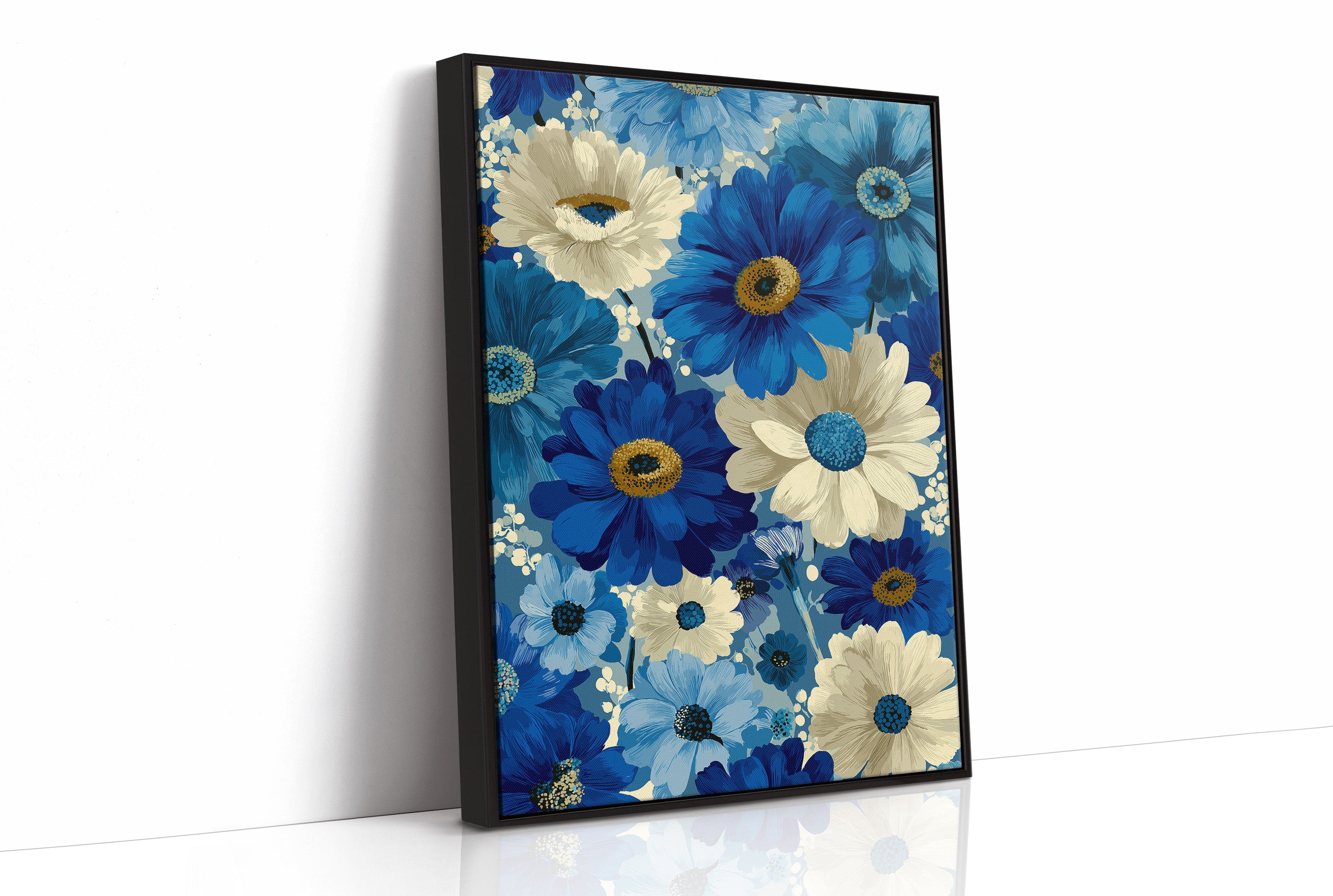 Daisies in Every Shade of Blue