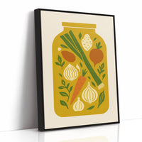 Autumn's Harvest In Mason Glass