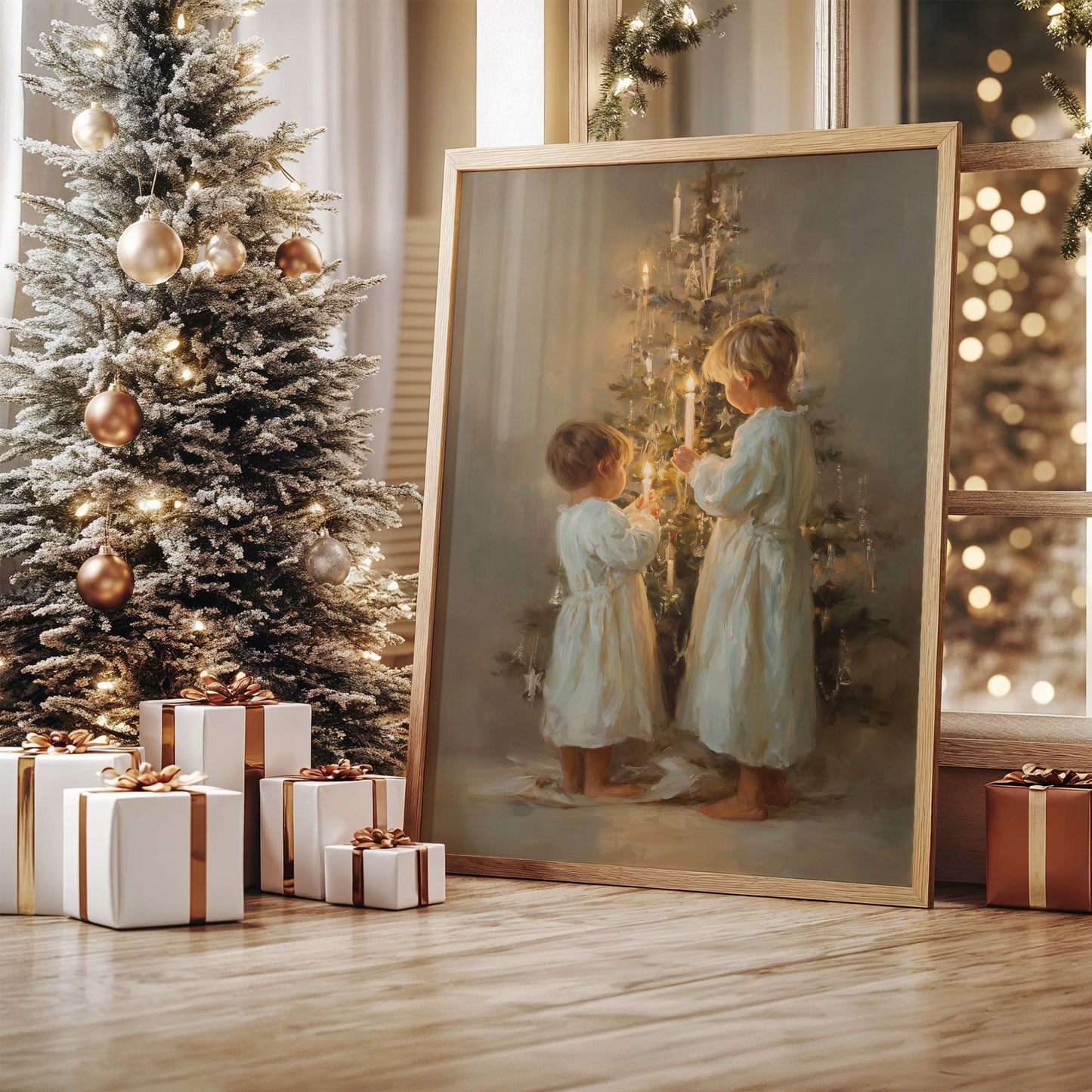 December Magic Glows In White