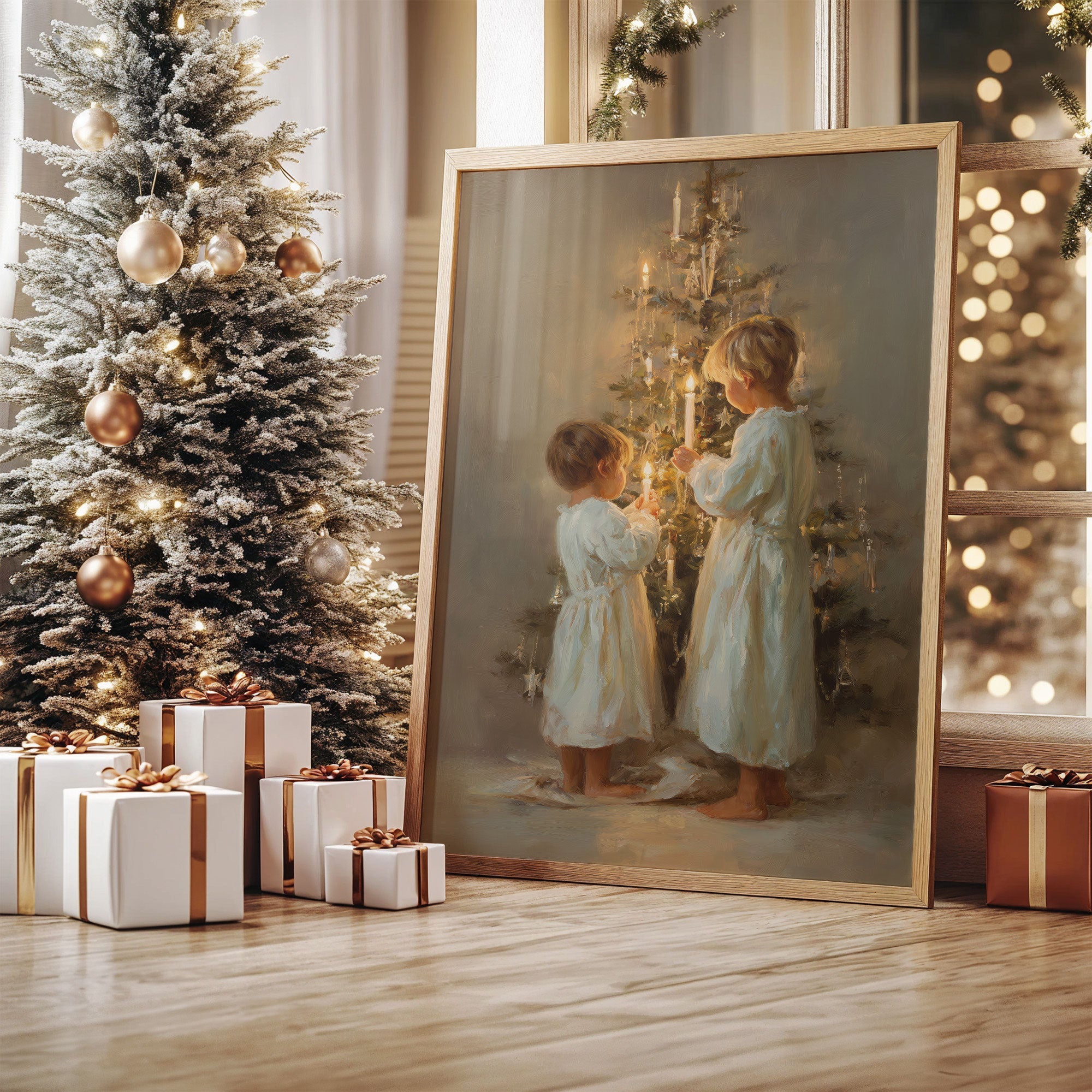 December Magic Glows In White