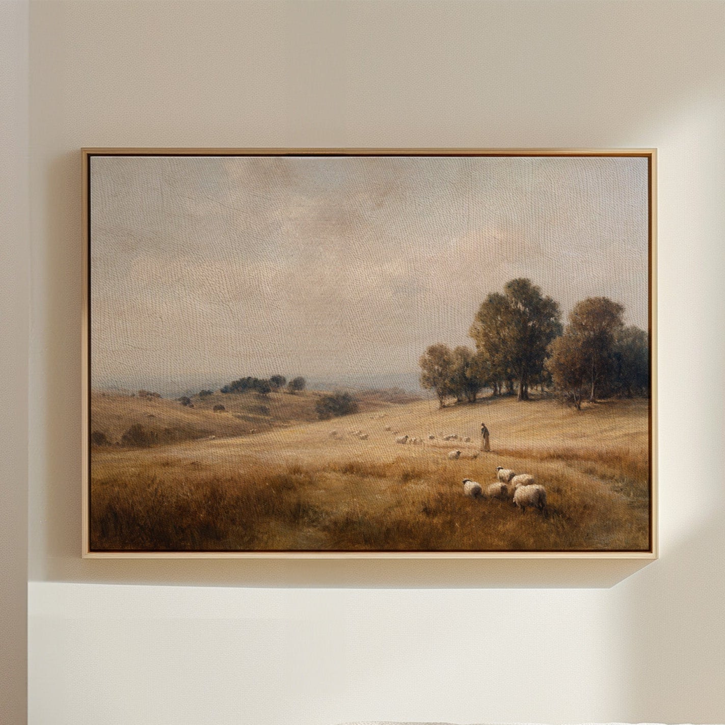 Autumn Fields Remember Their Shepherd