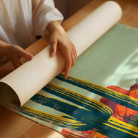 Saguaro Skies Over Painted Trails