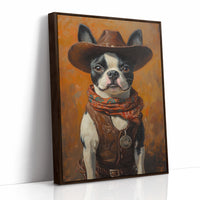 Boston Terrier Cowboy Deputy